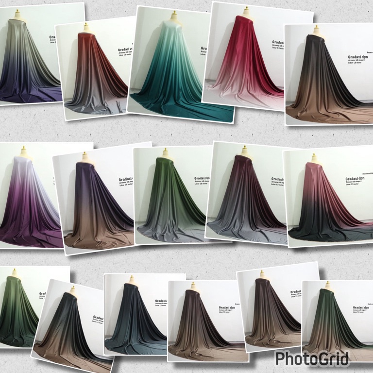 Armni silk fabric material | Kin silk fiber in color gradations | Viral ...
