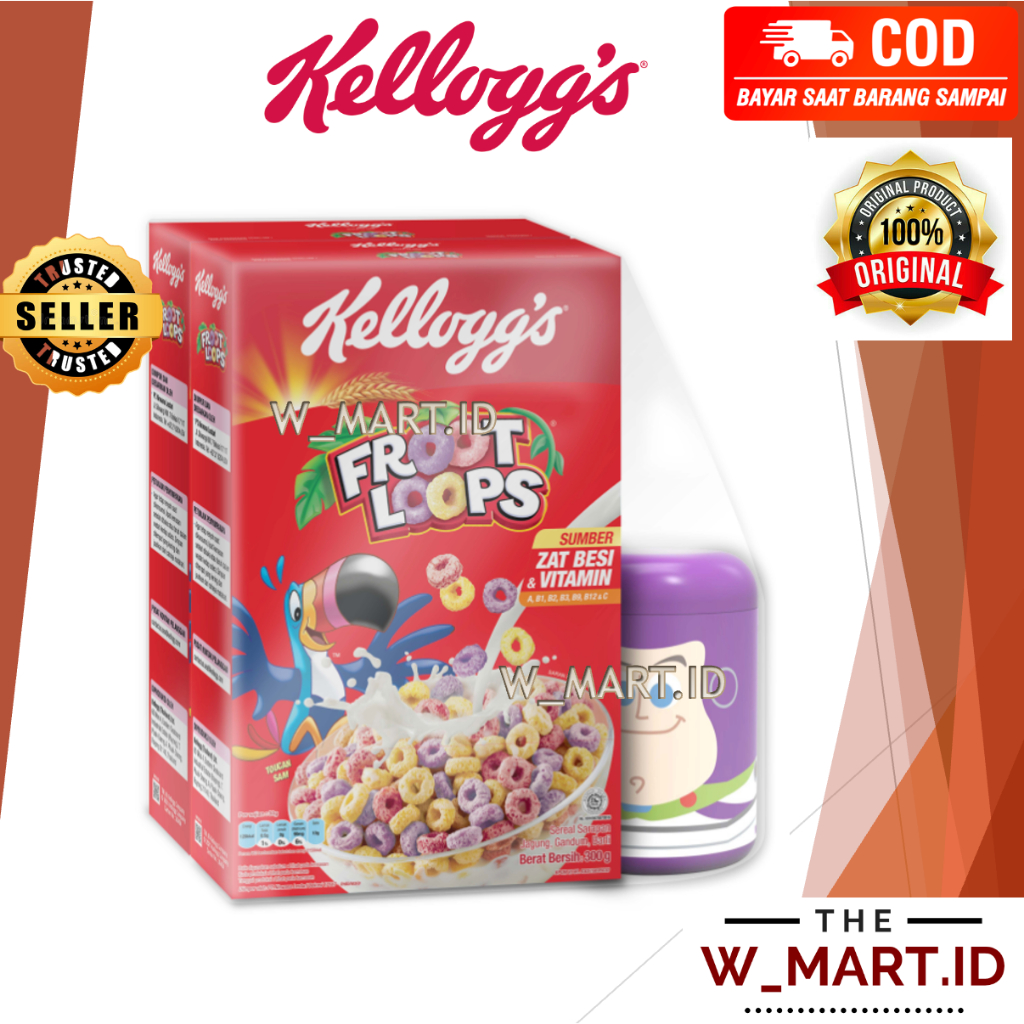 KELLOGGS FROOT LOOPS SEREAL SPECIAL EDITION WOODY BUZZ ISI 2 TOY STORY ...