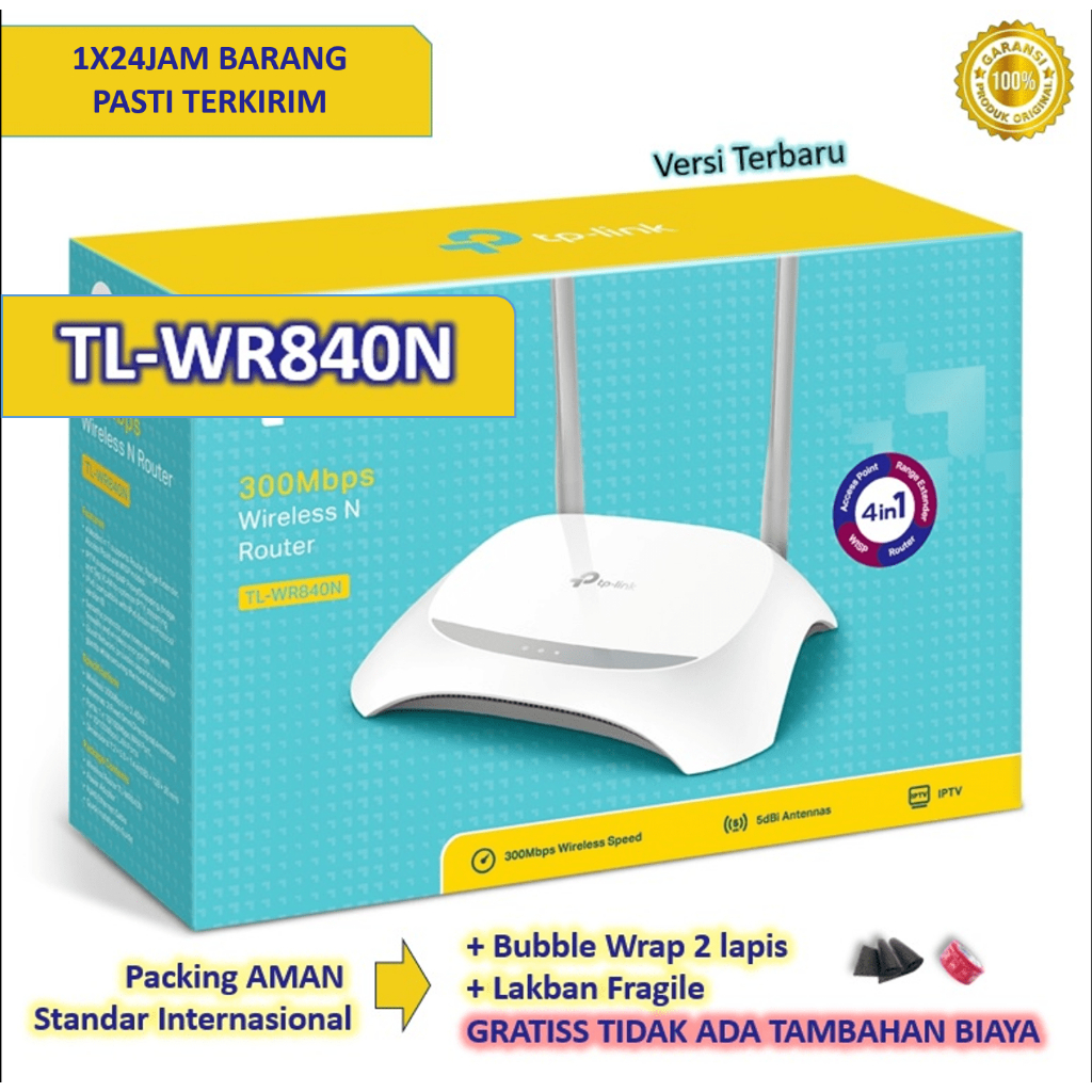 Tl-wr840n Wifi Wireless N Router 300Mbps internet Wifi Router | Shopee ...