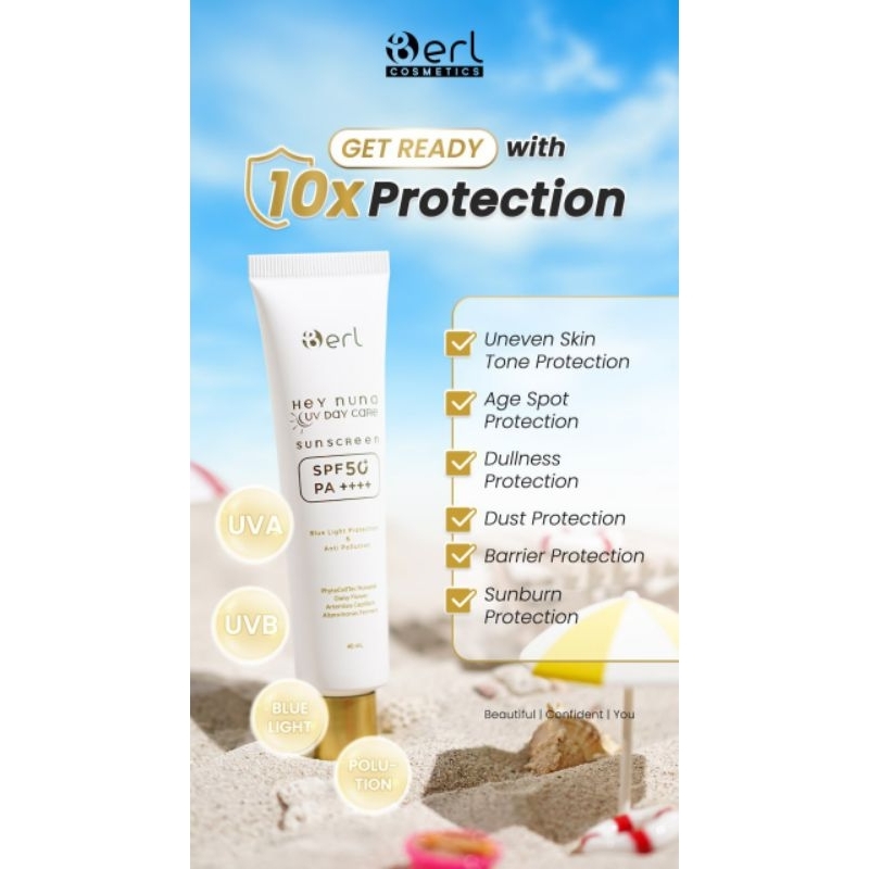 B Erl Hey Nuna UV Day Care Sunscreen/Sunscreen 50+ Pa +++/Sunscreen ...