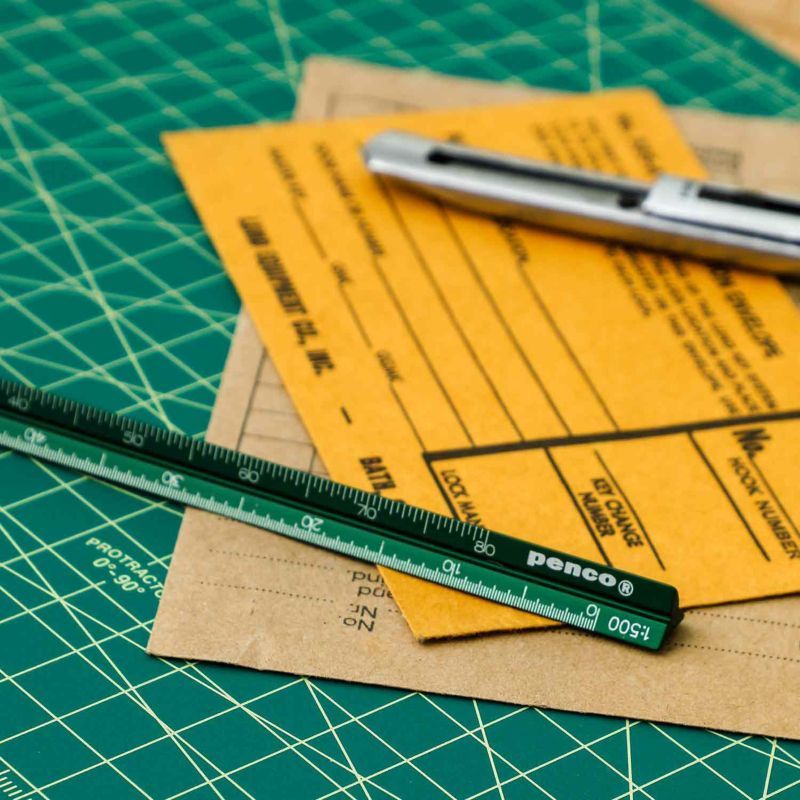 HighTide Penco Drafting Scale Ruler Triangular 15cm Penggaris Segitiga ...