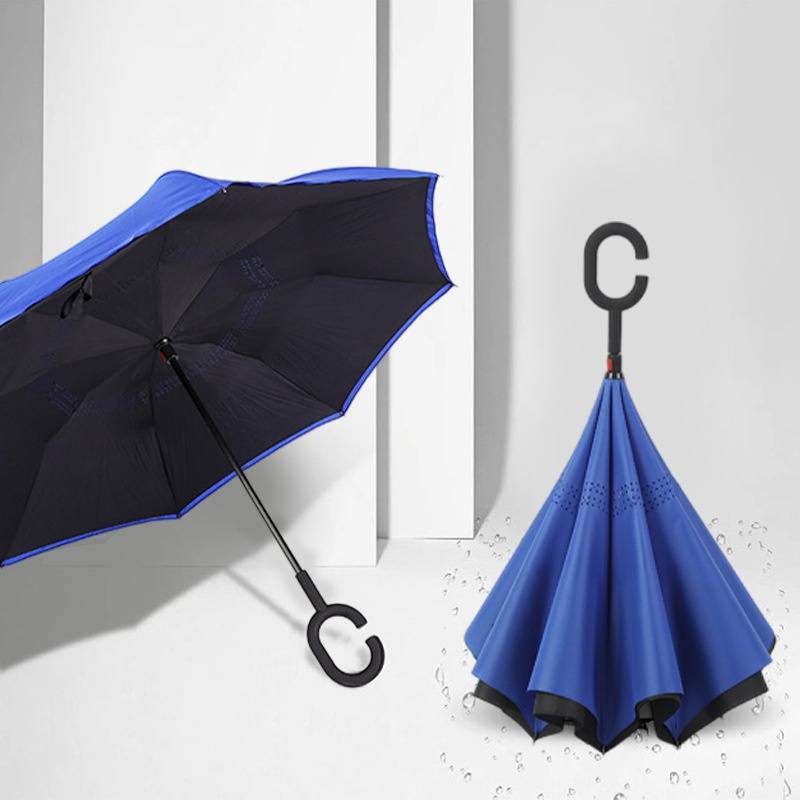 Plain Inverted Umbrella Unique Viral Reversible 2 Face Umbrella