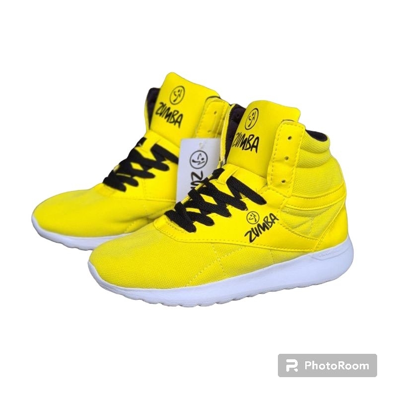 Yellow best sale zumba shoes