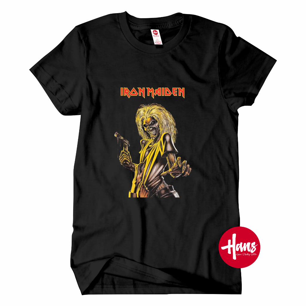 Kaos BAND/KAOS IRON MAIDEN/UNISEX/BAJU MUSIK METAL ROCK/IRON MAIDEN ...