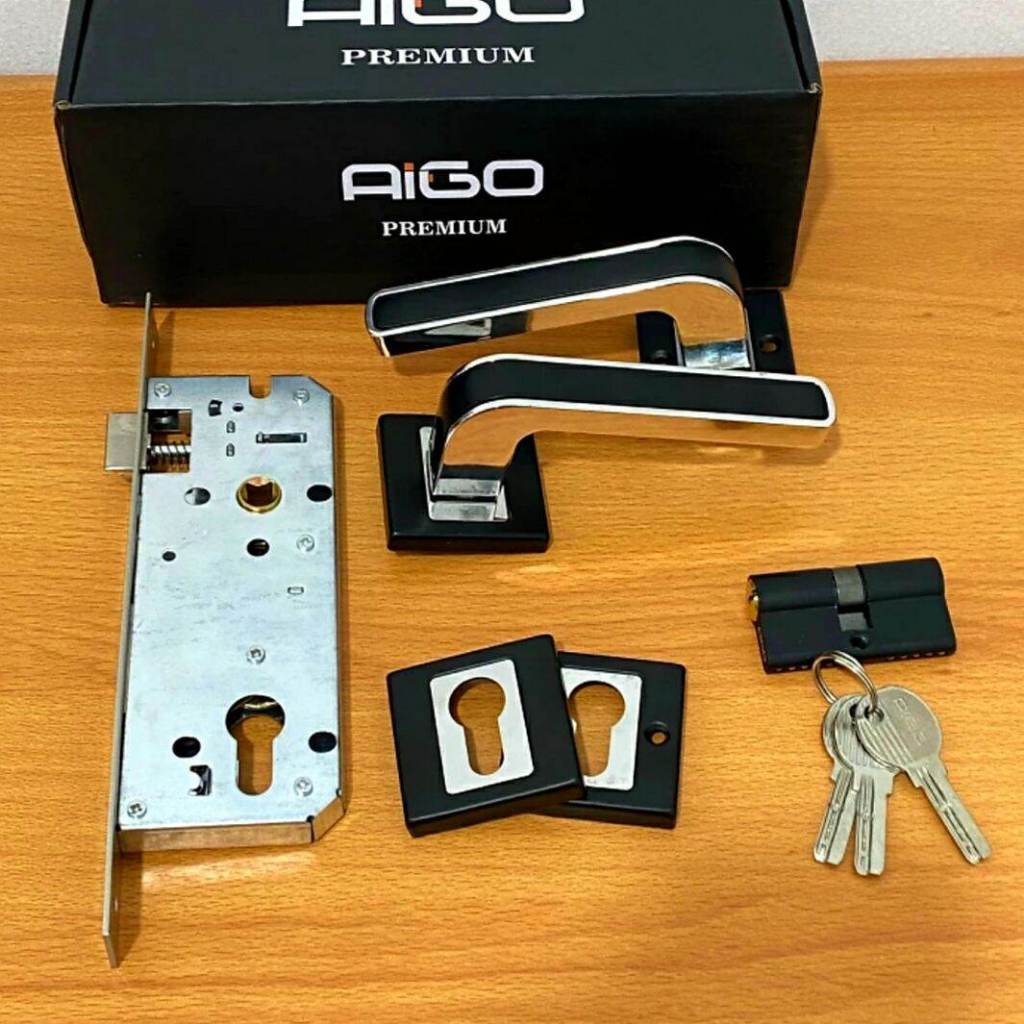 ROSETTE ROSSET ROSET LEVERLOCK LEVER LOCK AIGO PREMIUM BLACK DOFF ...