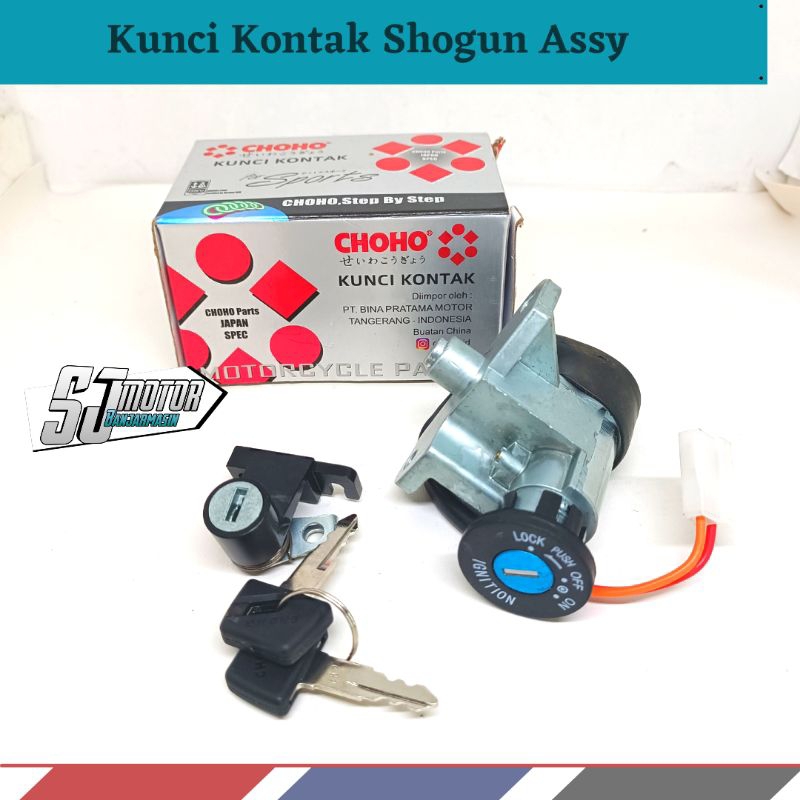Ignition Lock Assy Set Saddle Seat CHOHO Shogun 110 Old Shogun Kebo ...