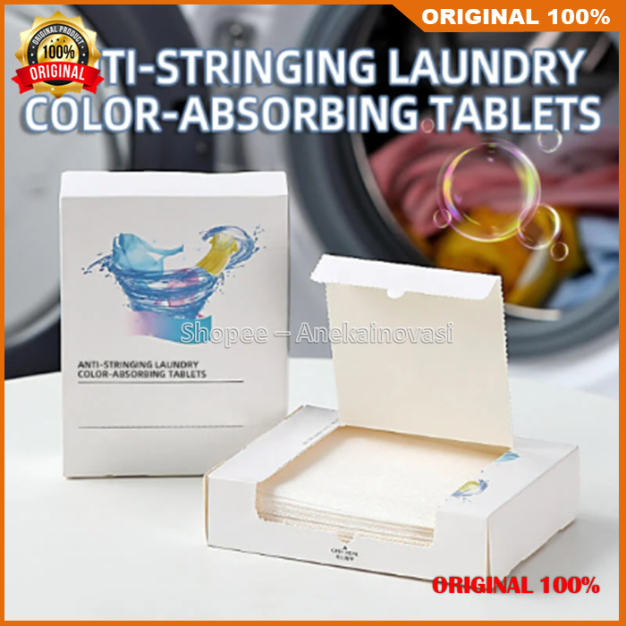 MESIN Washing Machine Clothes Anti-Fade Stain Absorbing Paper 1 Box ...