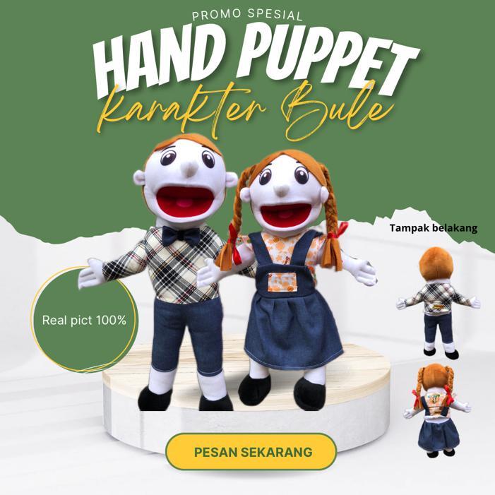 Muppet Character Bule / Hand Puppet Ventriloquist Children's Toys ...
