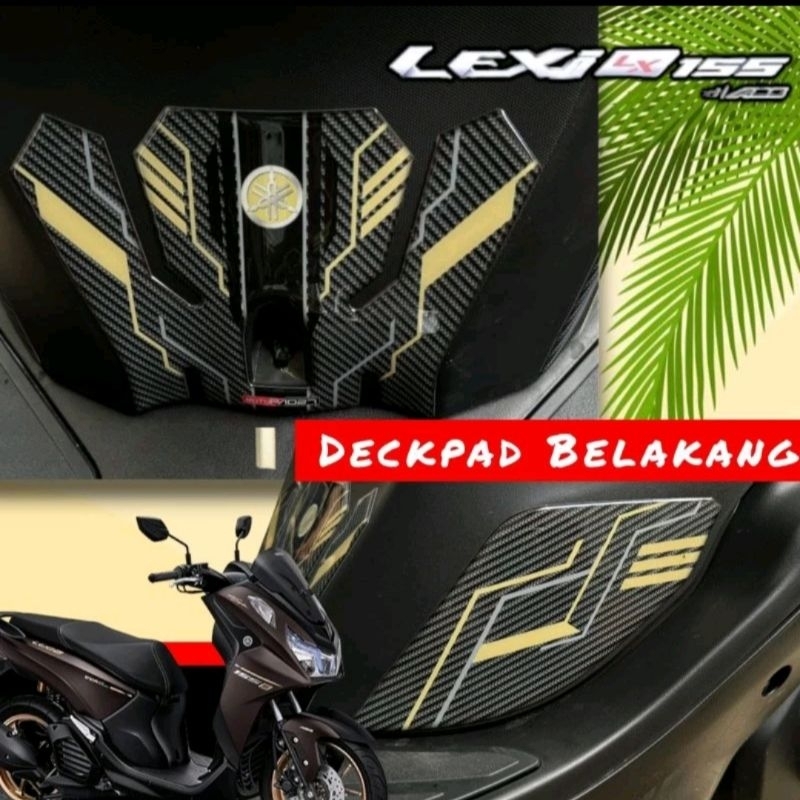 Lexi Lx 155 sticker yamaha Lexi Lx 155 rear deckpad embossed sticker ...
