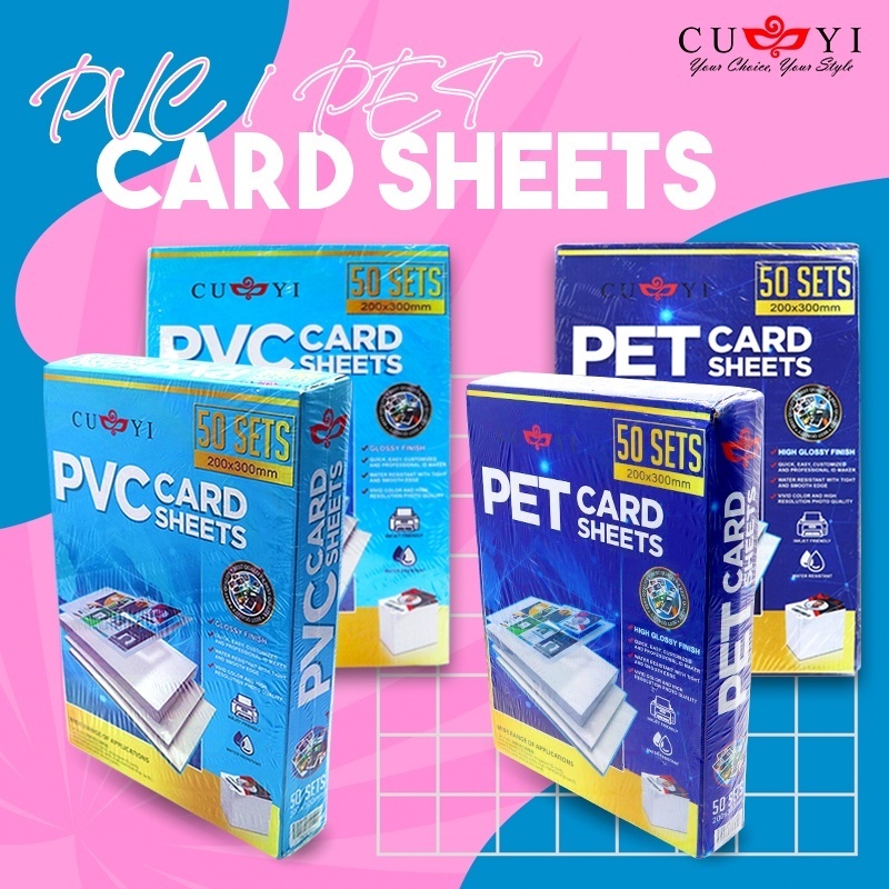 Bagtag/cuyi PET Sheet For ID Printing/PVC Sheet/A4 Size Call Card ...