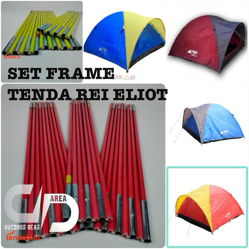 TENDA Rei eliot Tent frame set 3/4 People rei eliot Tent frame set ...
