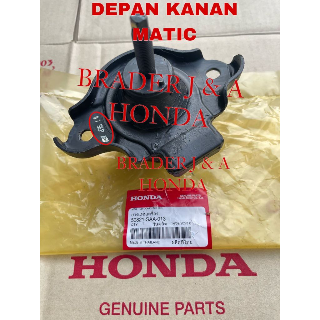 GANTUNGAN MESIN Engine MOUNTING Front Right ENGINE Bench MATIC JAZZ GD3