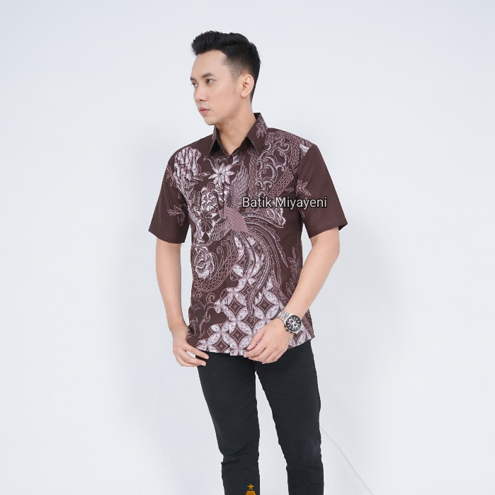 PEKSI CHOCOLATE modern men's batik, premium batik, short sleeves ...