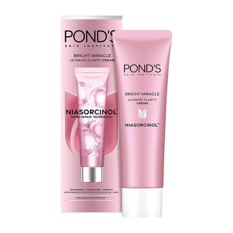 Ponds Bright Miracle Ultimate Clarity Cream Niasorcinol Cream Shopee