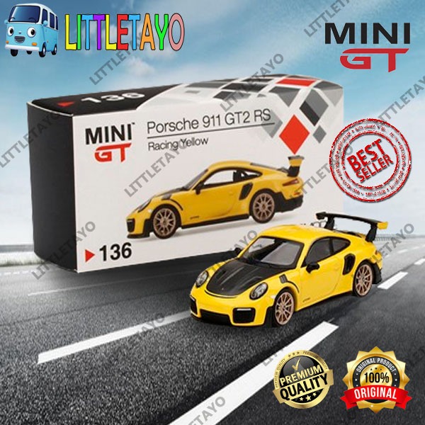 Mini GT PORSCHE 911 GT2 RS RACING YELLOW LHD / RHD VERSION ORIGINAL ...