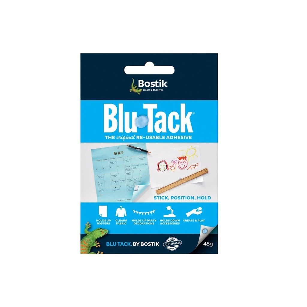 Bostik BLU TACK REUSABLE ADHESIVE 45G (Multipurpose Glue) Shopee