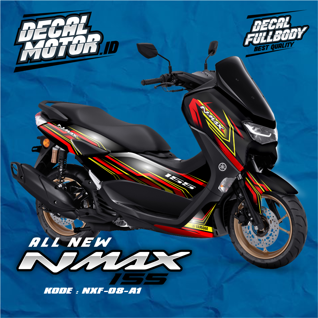 Nmax New Facelift 2020 Fulbody Motorcycle Decal Sticker Simple LED Line ...