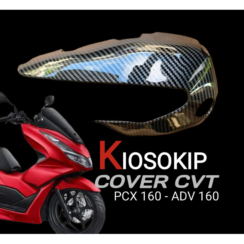 Pcx 160 carbon GLOSSY Cvt Cover ️pcx 160 carbon Cvt Cover Cvt adv 160 ...