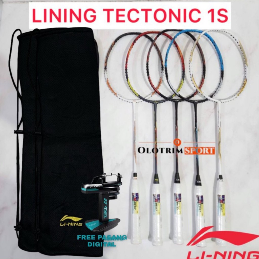 Original LINING TECTONIC 1S 1 S Series Badminton Racket | Shopee ...