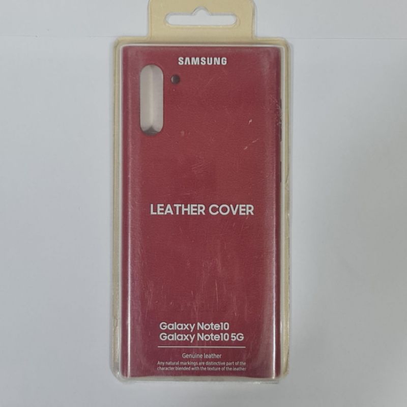 Samsung Note 10 Leather Cover Case ORIGINAL | Shopee Philippines
