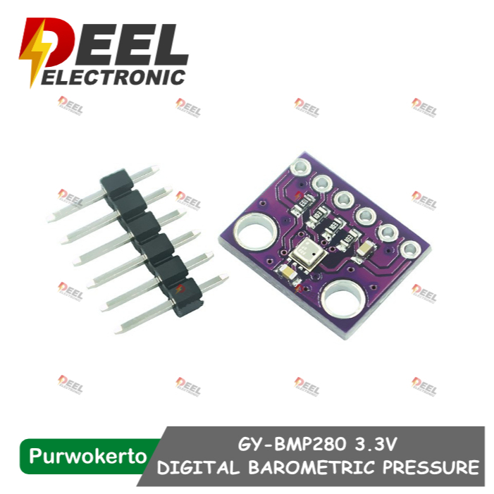BAROMETRIC PRESSURE DIGITAL SENSOR BMP280 3.3V GY-BMP280 | Shopee ...