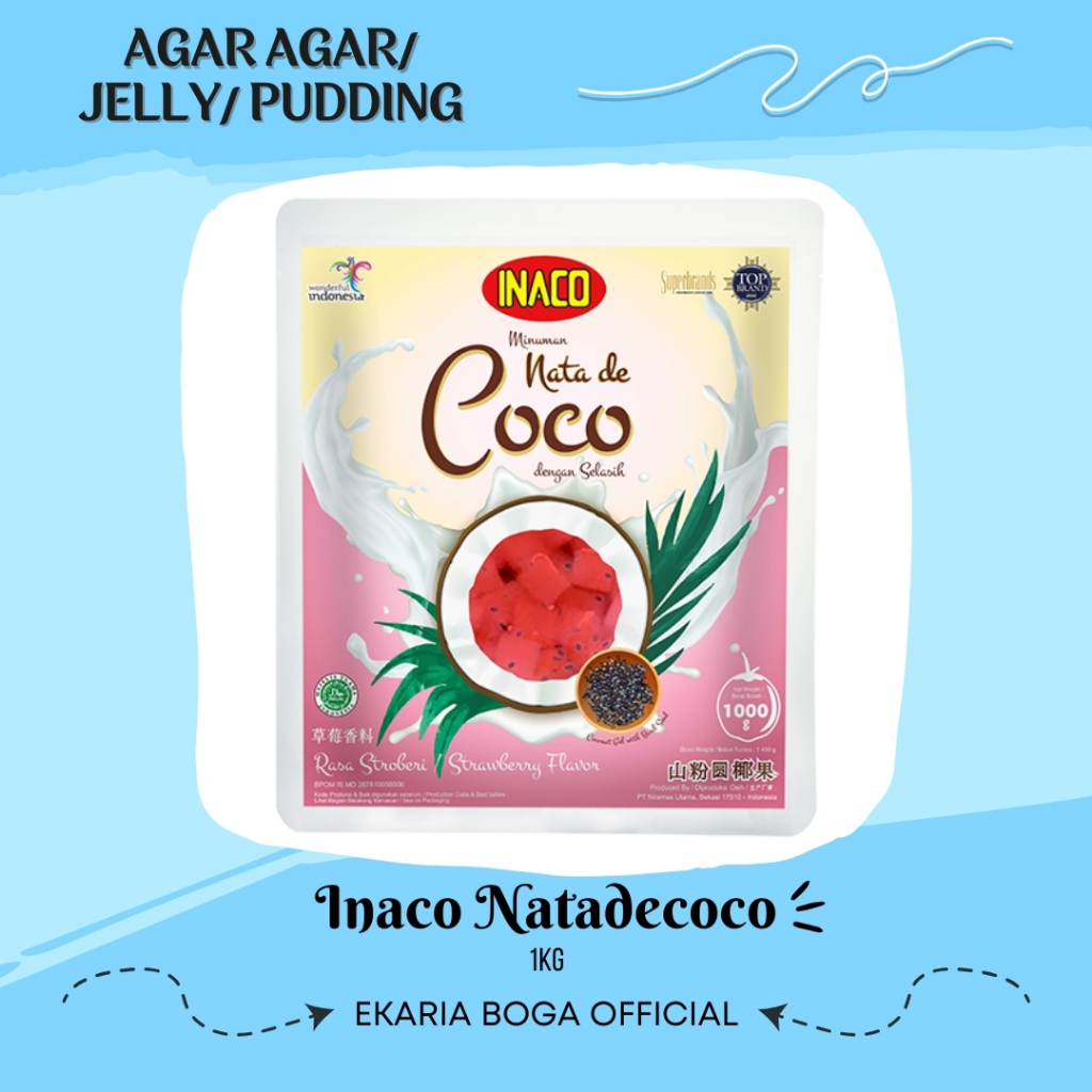 JELLY | AGAR AGAR | PUDDING | INACO NATA DE COCO IN SYRUP | POUCH ...