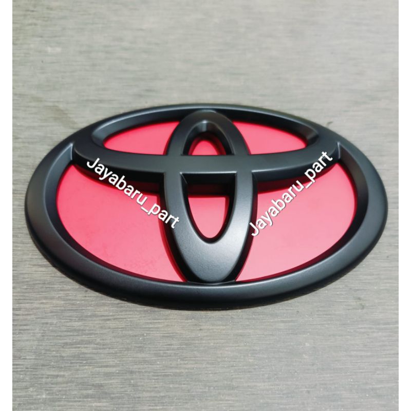 MERAH Original red begron toyota calya logo Emblem | Shopee Philippines
