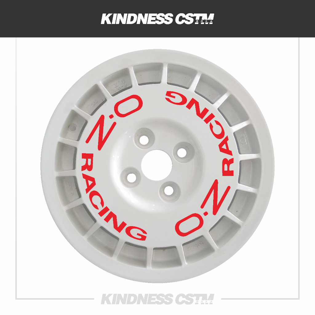 New font style oz racing plate rally rim sticker | Shopee Philippines