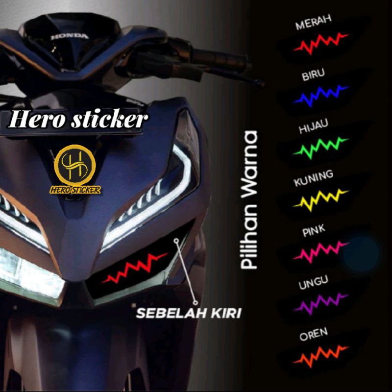 MATA Sticker picek vario new 125 150 cc eye lamp Sticker | Shopee ...