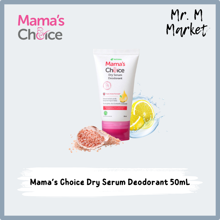 Dry Serum Deodorant Mama's Choice 50mL Underarm Lightening For