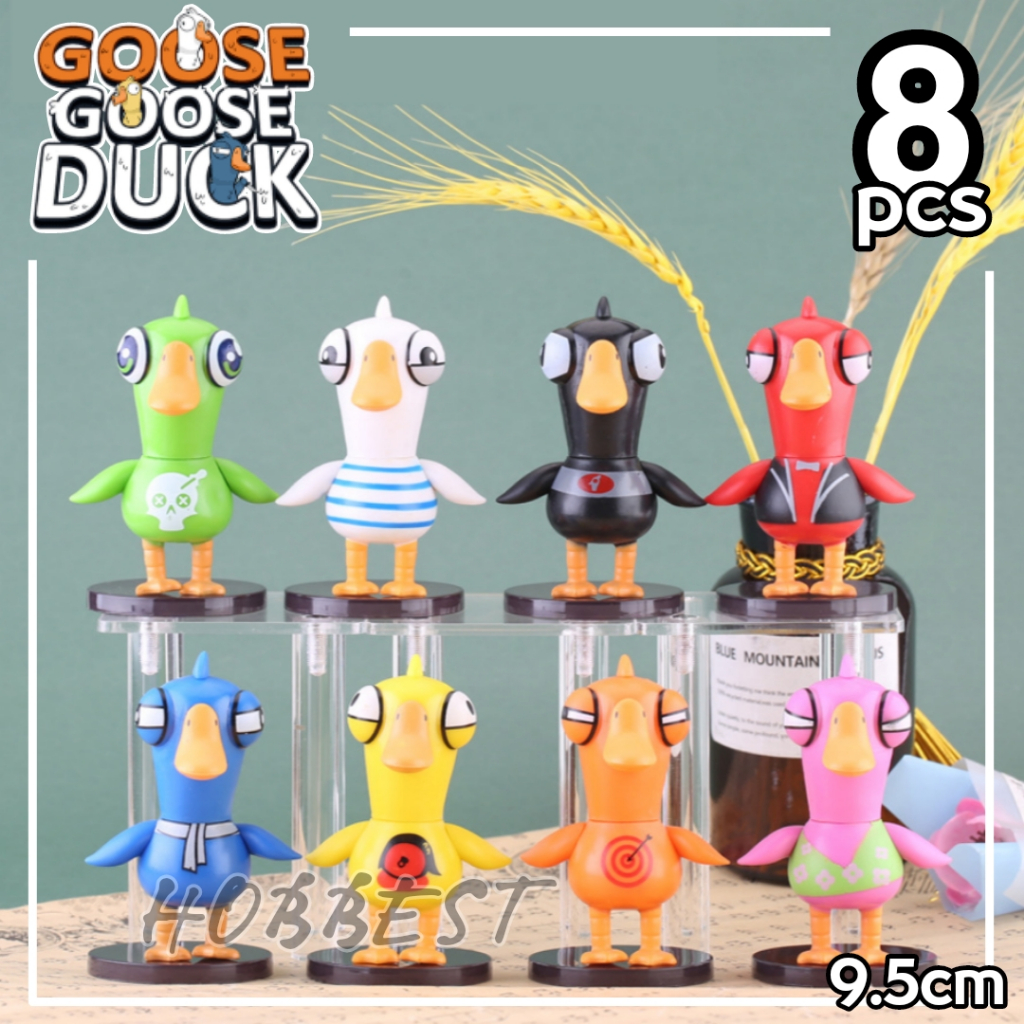 GOOSE GOOSE DUCK Action Figure set - Miniature Figure Cake Topper ...