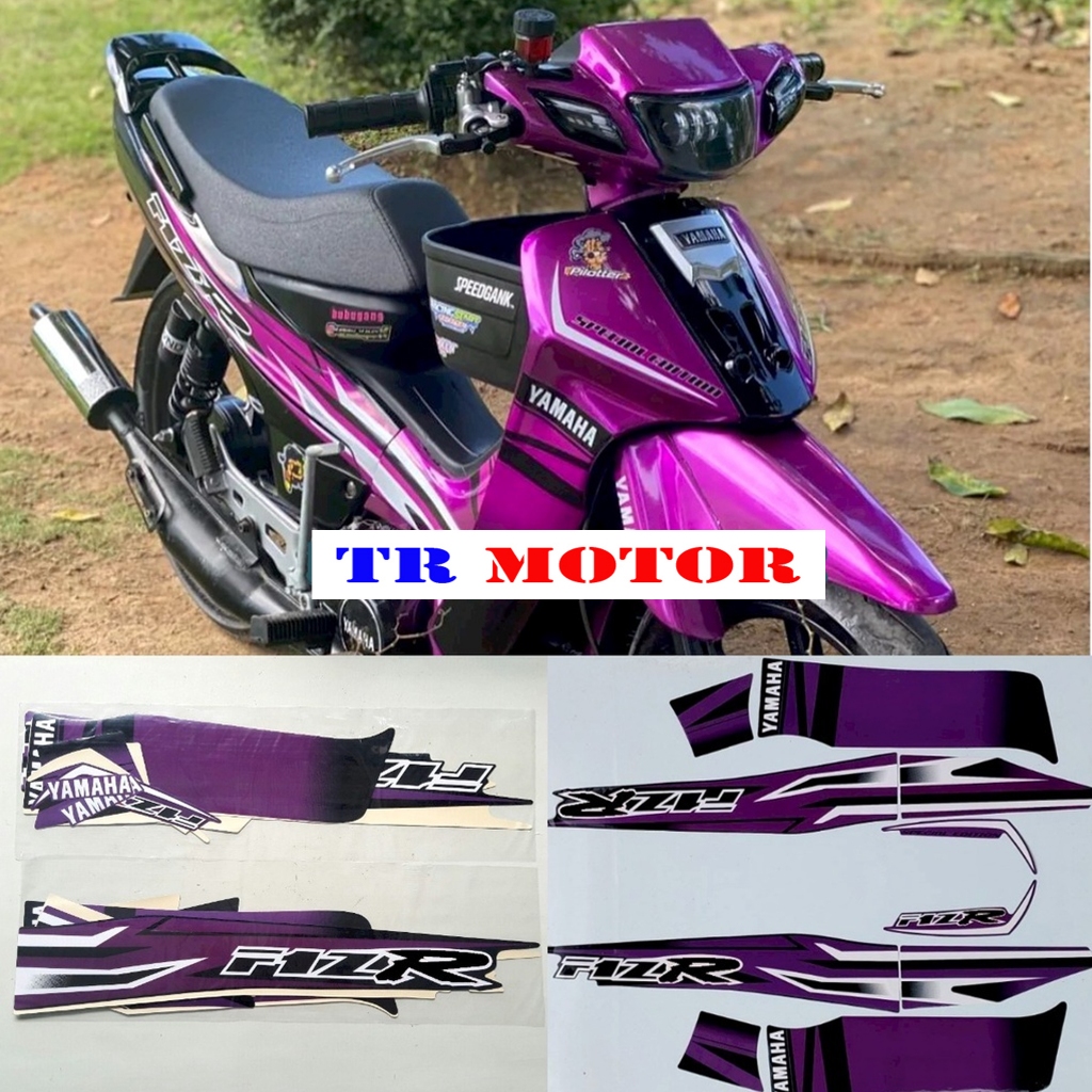 UNGU HITAM Yamaha Fizr Fiz r F1 Zr Special Edition Polet Sticker ...