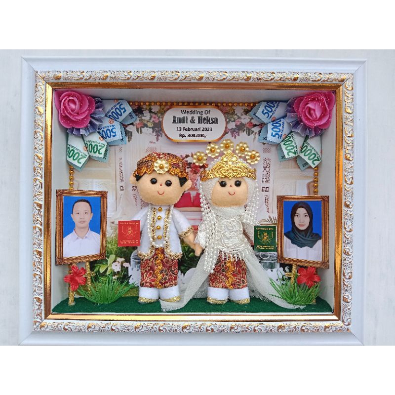 Sunda Wedding frame Dowry Glass frame 25x20 | Shopee Philippines
