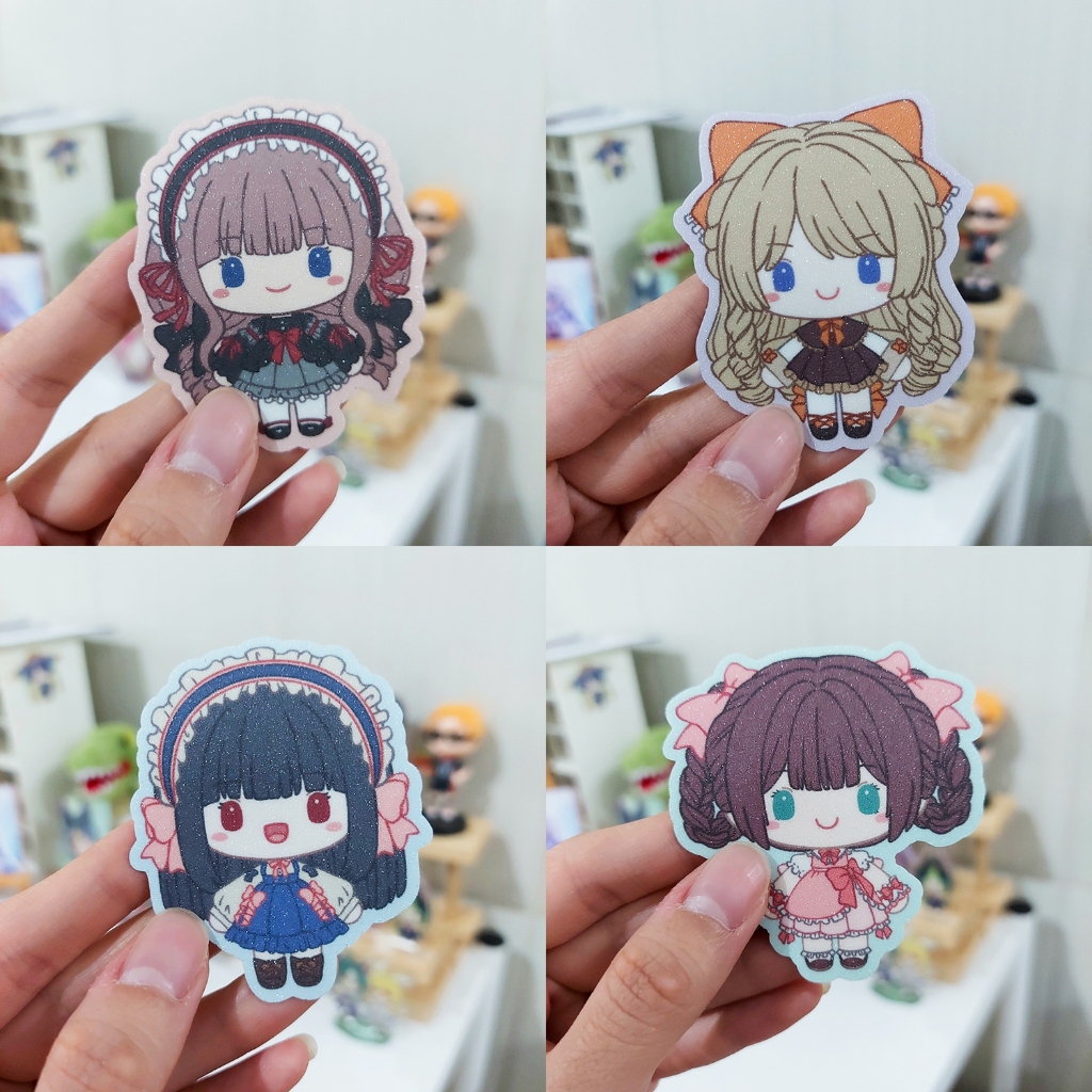 [ Imaginyasachi ] Lolita Doll Glitter Sticker Collection | Shopee ...