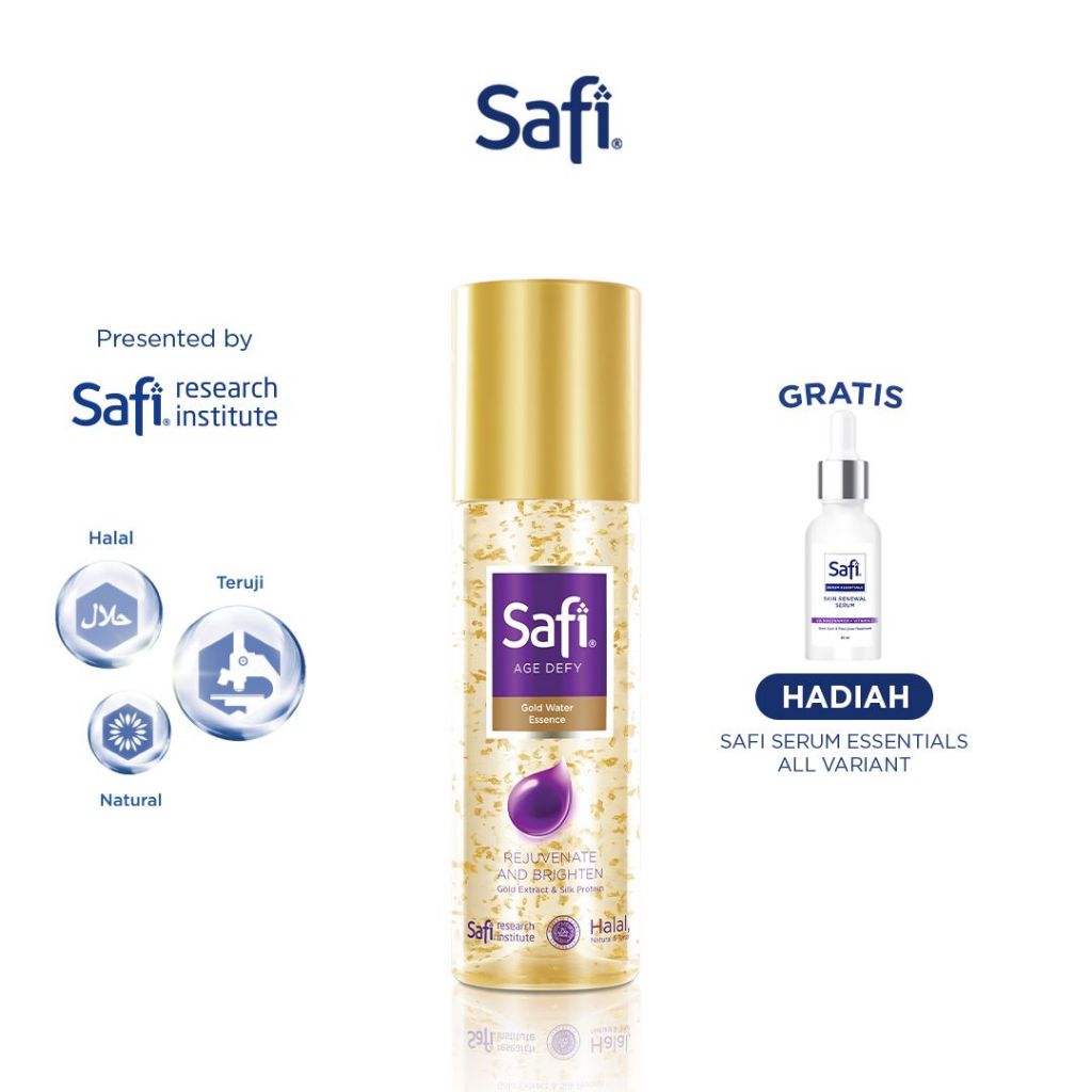 Safi Age Defy Gold Water Essence 100ml (Special Bundling Free Serum ...
