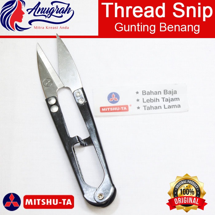 Mitshu-ta Japanese Thread Scissors/Steel Thread Scissors/ORI Thread ...