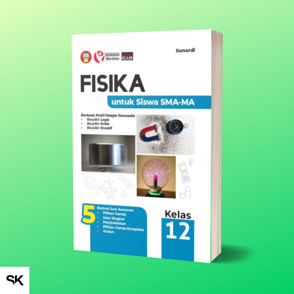 SMA/MA Physics Book Class 12/XII Merdeka-Sunardi Curriculum | Shopee ...