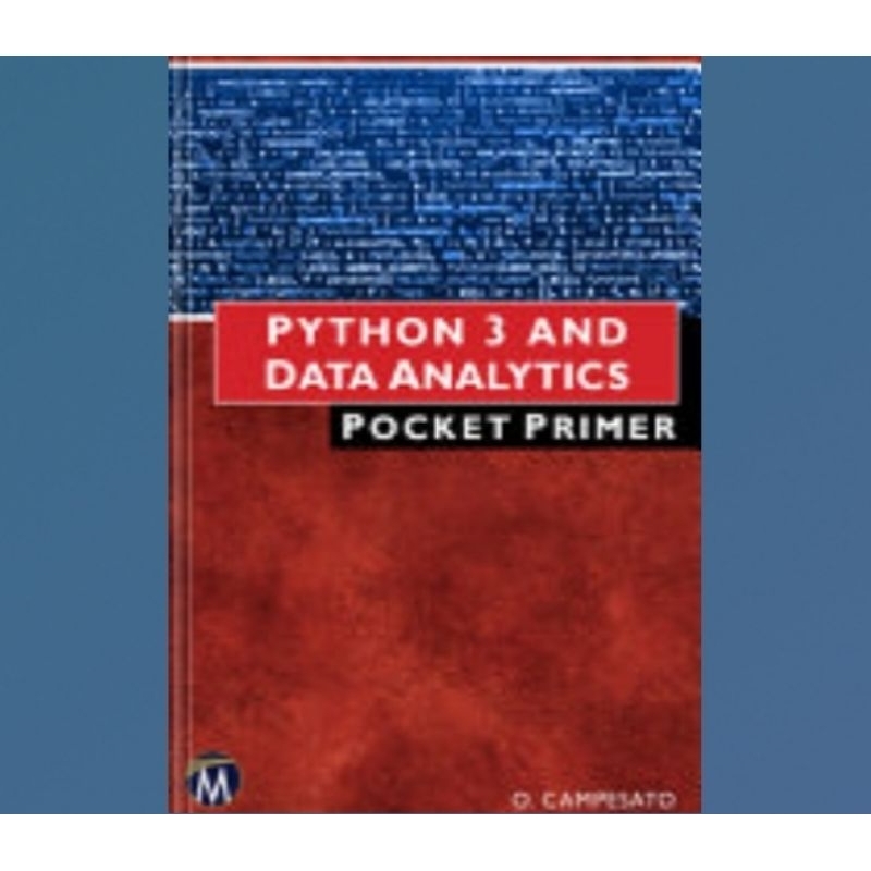 Python 3 and Data Analysis Pocket Primer book | Shopee Philippines