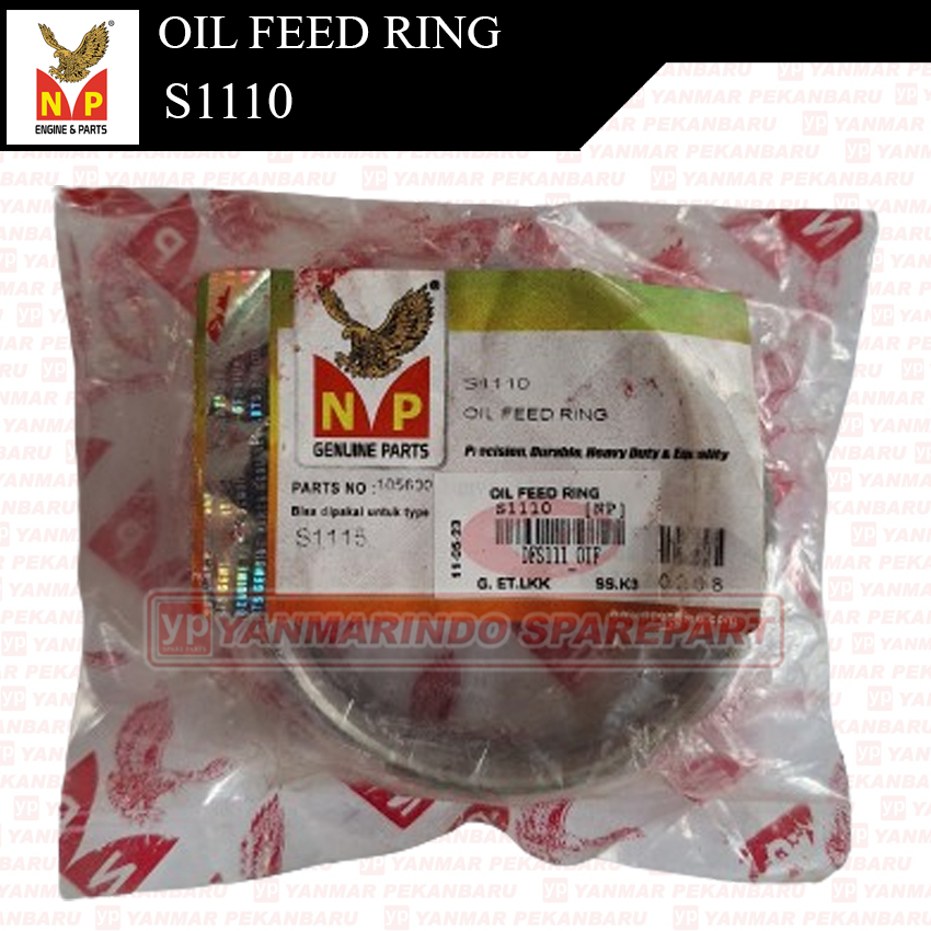 MESIN S1110 S1115 Oil Feed Dongfeng 22PK 24PK NP Engine Oil Reng ...