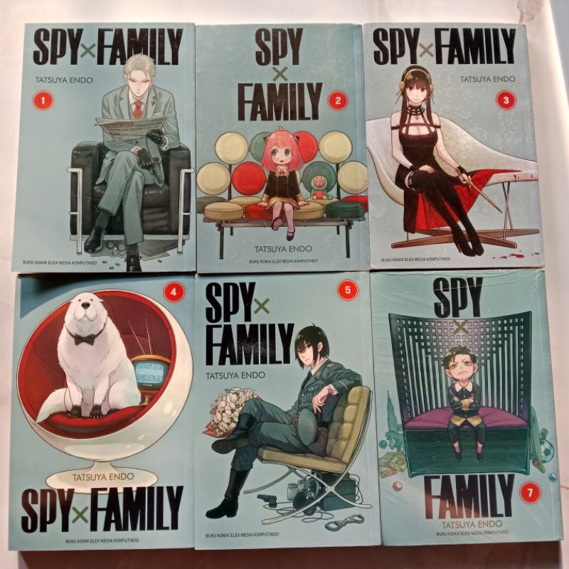 Manga - Comic SPY×FAMILY - Tatsuya Endo [SET PRELOVED AND NEW Vols 1-5 ...