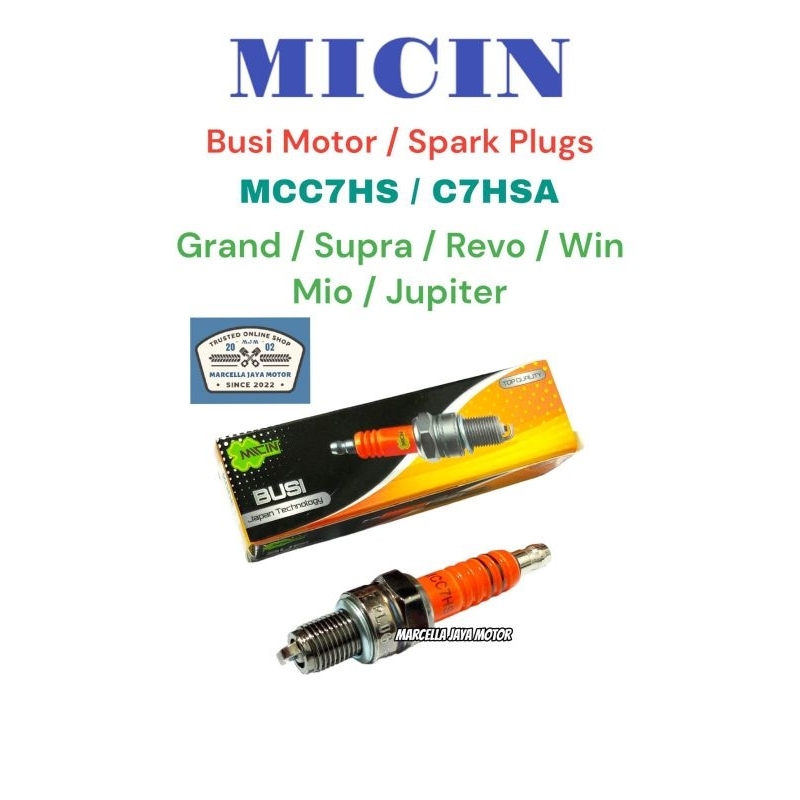 10pcs MICIN Motorcycle Spark Plug MCC7HS/C7HSA Motorcycle Spark Plug ...