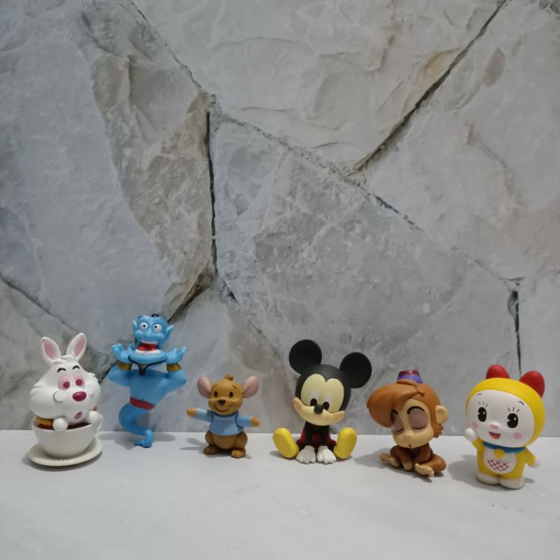 Take ALL Mini Figure Genie Aladdin Abu Aladdin White Rabbit Cup Alice ...