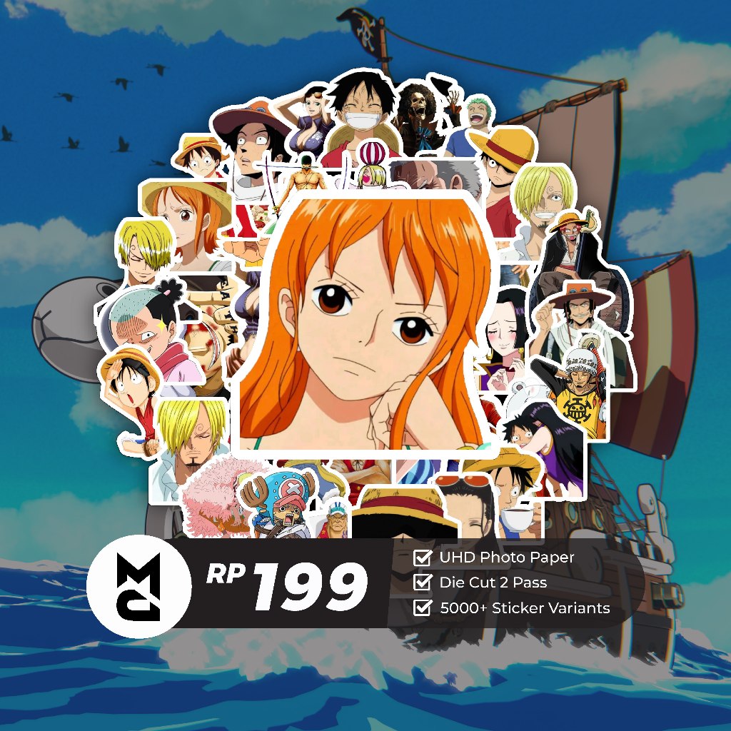 One Piece Series Anime Sticker Sticker | Cute Aesthetic Sticker ...