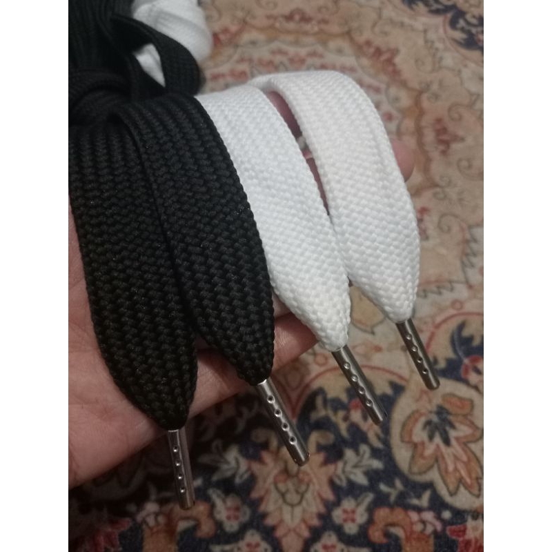 Jumbo shoelaces fat shoelaces 2 cm wide iron toe | Shopee Philippines