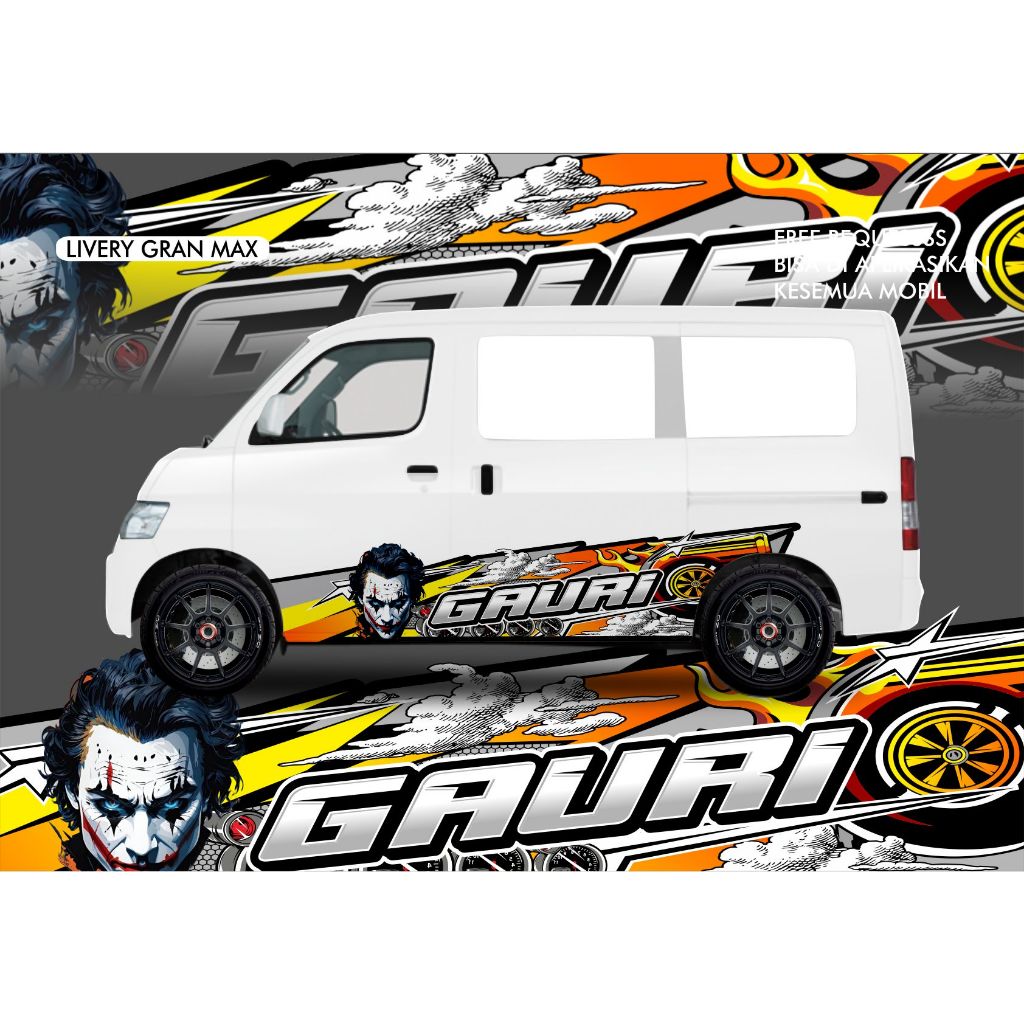 GRANDMAX MINI BUS CAR STICKER APV STICKER GRANMAX STICKER CAN REQUEST ...