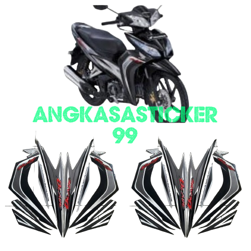 2012 blade racing Motorcycle body striping sticker Black Motorcycle ...