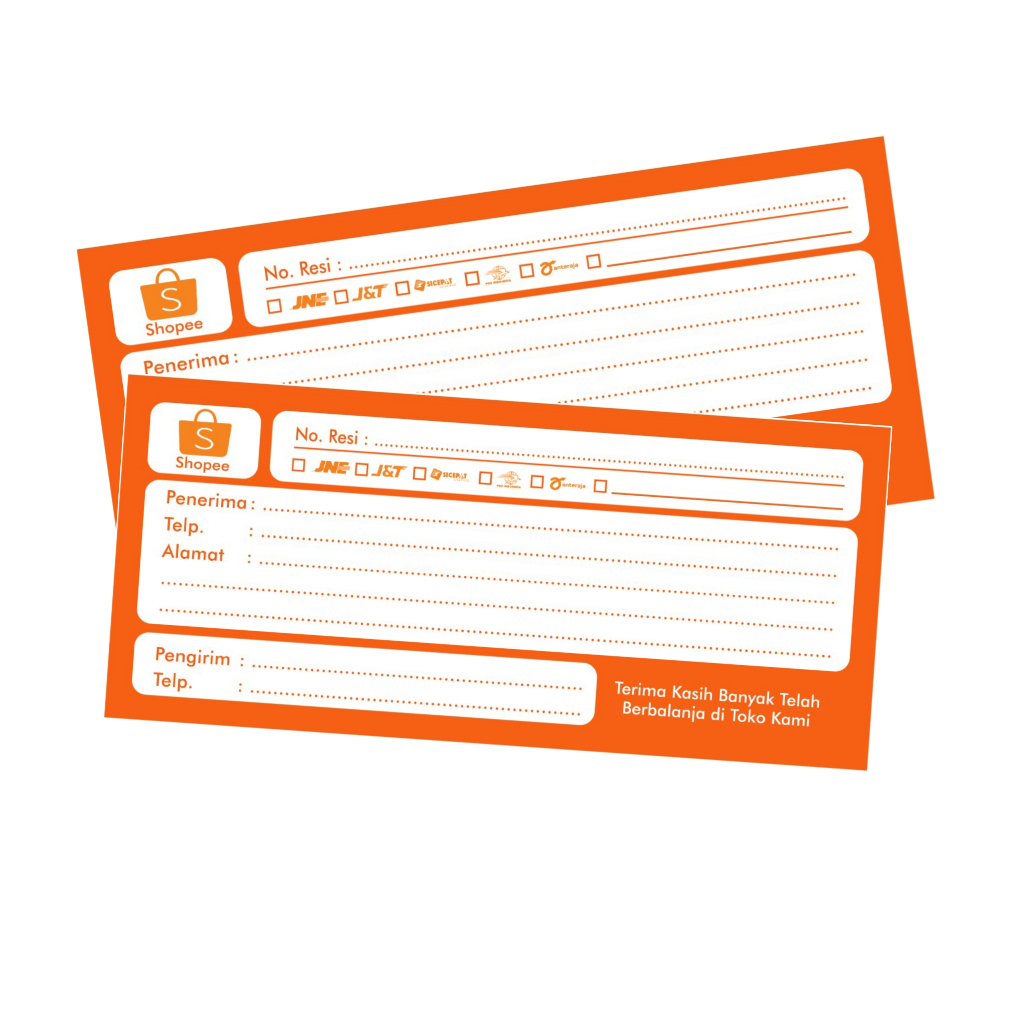 Shopee special online shop delivery labels/shopee delivery labels ...
