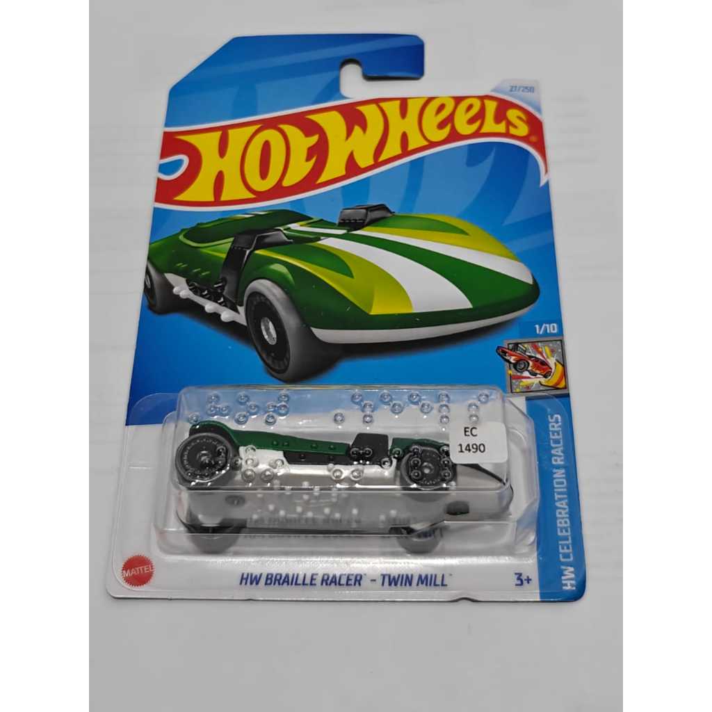 Hot Wheels - HW Braille Racer- Twin Mill Green HW Celebration Racers 1 ...