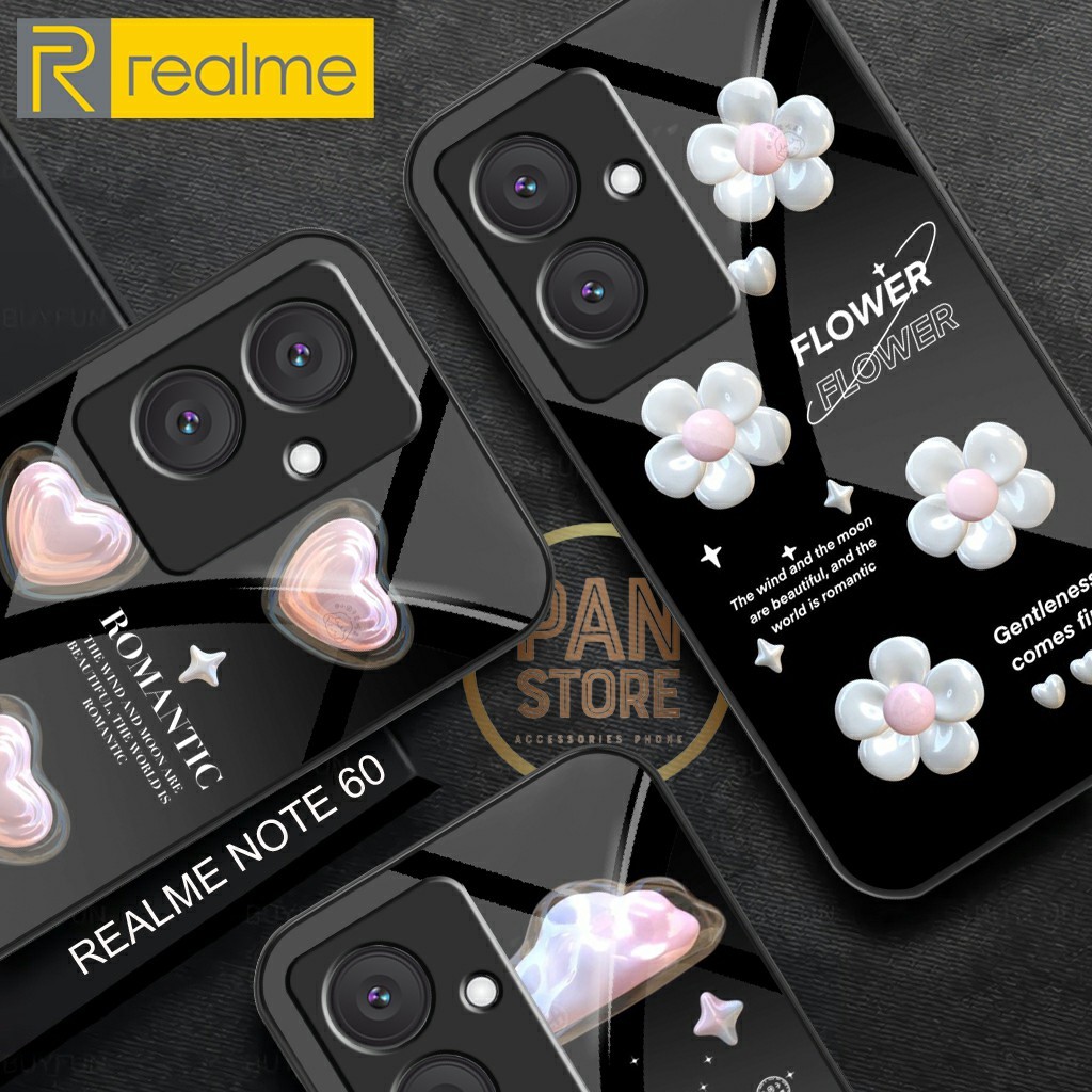 2024 Latest Realme Note 60 Glass Case Softcase Realme Note 60 Cellphone 