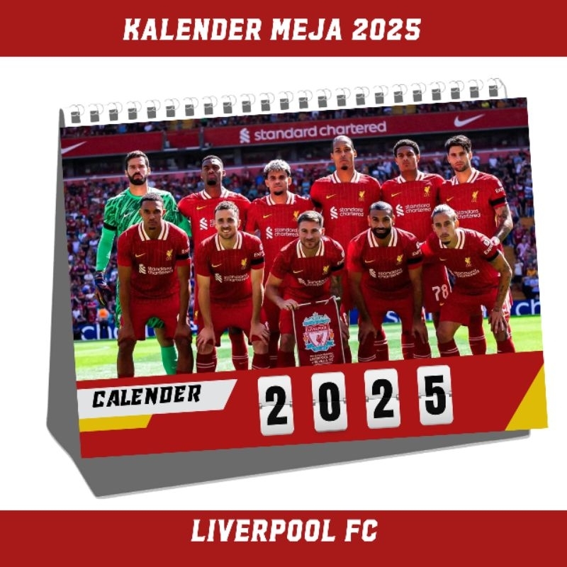 Liverpool 2025 Desk Calendar Shopee Philippines